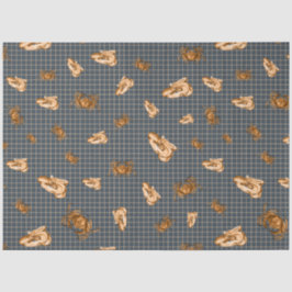 Donker nautisch serie ontwerp 10 tissuepapier