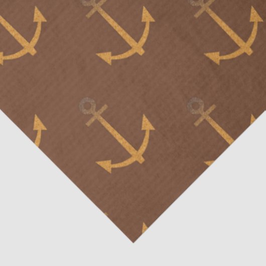 Donker nautisch serie ontwerp 8 tissuepapier (Detail)