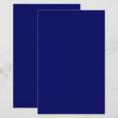 Donker Navy Solid Color (Voorkant / Achterkant)