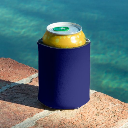Donker Navy Solid Color Blikjeskoeler (Insitu Zwembad)