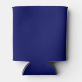 Donker Navy Solid Color Blikjeskoeler (Voorkant)