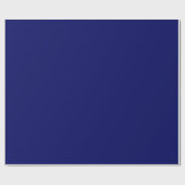 Donker Navy Solid Color Cadeaupapier (Vlak)