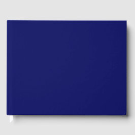 Donker Navy Solid Color Gastenboek