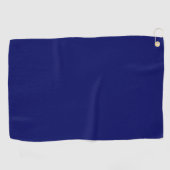Donker Navy Solid Color Golfhanddoek (Horizontaal)