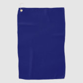 Donker Navy Solid Color Golfhanddoek (Voorkant)