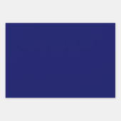 Donker Navy Solid Color Inpakpapier Vel (Voorkant 3)