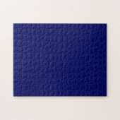 Donker Navy Solid Color Legpuzzel (Horizontaal)