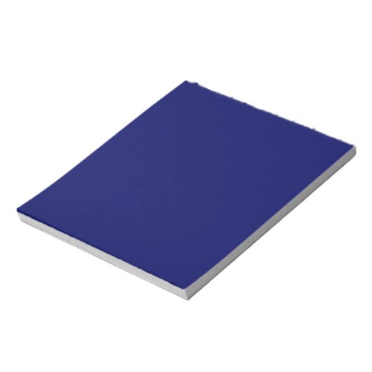 Donker Navy Solid Color Notitieblok (Linkerzijde)