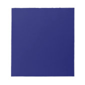 Donker Navy Solid Color Notitieblok (Voorkant)