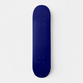 Donker Navy Solid Color Persoonlijk Skateboard
