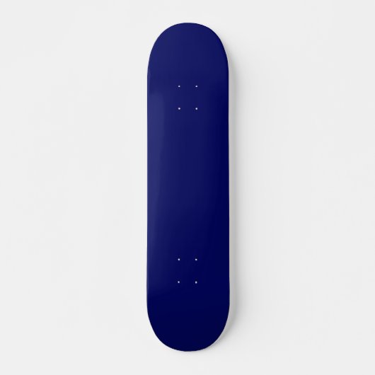 Donker Navy Solid Color Persoonlijk Skateboard (Voorkant)