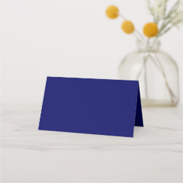 Donker Navy Solid Color Plaatskaartje