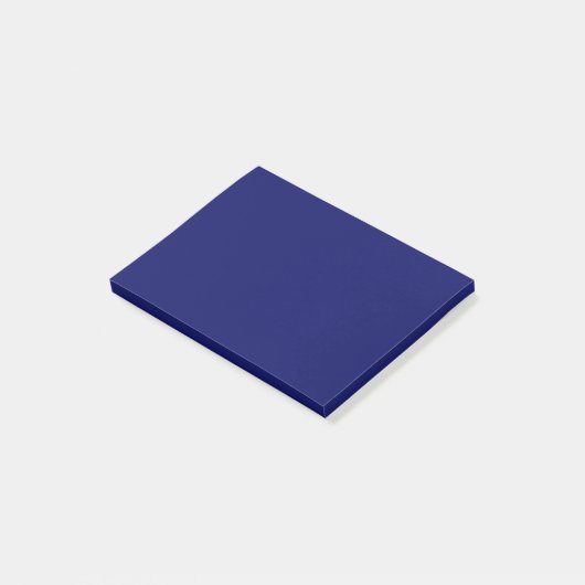 Donker Navy Solid Color Post-it® Notes (Schuin)
