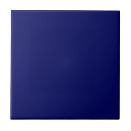Donker Navy Solid Color Tegeltje