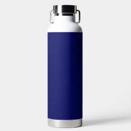 Donker Navy Solid Color Waterfles