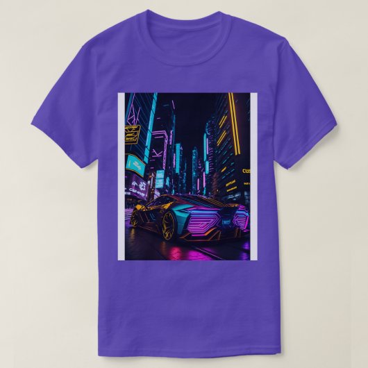 Donker Neon City Sport 5 T-shirt (Design voorkant)