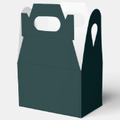 Donker Oerwoud Groen Solid Plain Bedankdoosjes (Open)