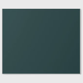 Donker Oerwoud Groen Solid Plain Cadeaupapier (Vlak)