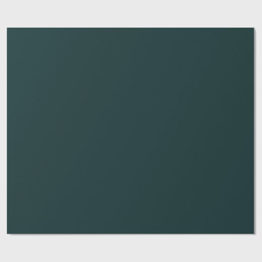 Donker Oerwoud Groen Solid Plain Cadeaupapier (Vlak)