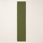 Donker olijfgroen effen kleur sjaal<br><div class="desc">Donker olijfgroen effen kleur. Moderne kleur.</div>