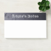 Donker Ombre Muzikale Notities Navy Post-it® Notes (Kantoor)