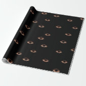 Donker Oogpatroon Inpakpapier (Uitgerold)
