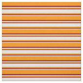 Donker Oranje, beige en maroon Pattern Stof (Swatch)