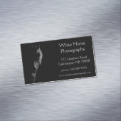 Donker Paard gepersonaliseerd Magnetisch Visitekaartje (Voorbeeld)