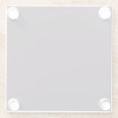 Donker Paars glas Onderzetter (Achterkant)