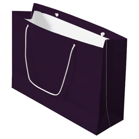 Donker Paars Groot Cadeauzakje (Voorkant Gekanteld)