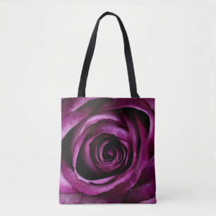 Donker Paars Roos Tote Bag
