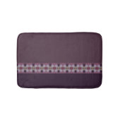 Donker Paarse Designer Badmat (Voorkant)