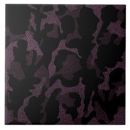 Donker Paarse gevlekt Tegeltje