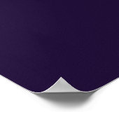 Donker Paarse Goud Oswald Quantum Typografie Poster (Hoek)