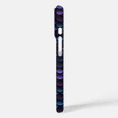 Donker Paarse kleine schubben Case-Mate iPhone Case (Achterkant / Links)
