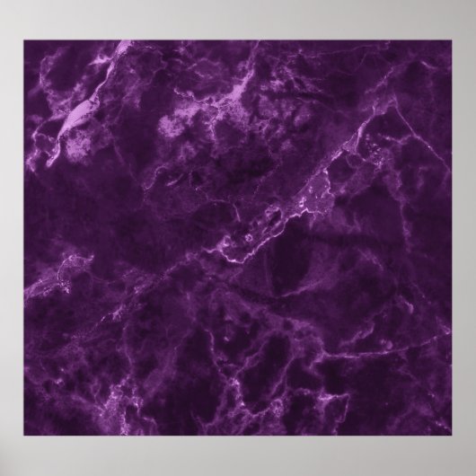 Donker paarse marmer: luxe textuur. poster (Voorkant)
