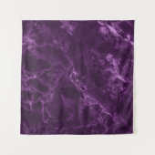 Donker paarse marmer: luxe textuur. wandkleed (Voorkant (horizontaal))