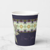 Donker Paarse met Mauve Papieren Bekers (Achterkant)