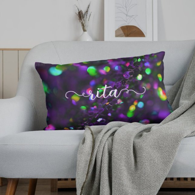 Donker Paarse mousserende Kussen (Creator heeft geüpload)