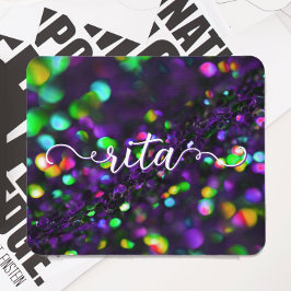 Donker Paarse mousserende Muismat