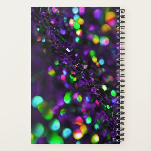 Donker Paarse mousserende Planner (Achterkant)