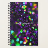 Donker Paarse mousserende Planner (Voorkant)