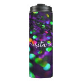 Donker Paarse mousserende Thermosbeker (Voorkant)