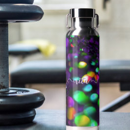 Donker Paarse mousserende Waterfles