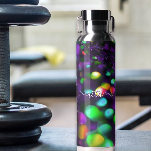 Donker Paarse mousserende Waterfles