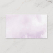 Donker Paarse Rozen Bloemen Gotische Registry Encl Informatiekaartje (Achterkant)