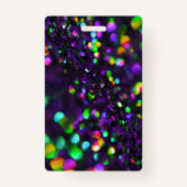 Donker Paarse Sparkling ID Badge (Achterkant)