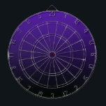 Donker Paarse tot Zwart Dartboard Dartbord<br><div class="desc">Zeer koele gradiënt van diep paarse tot zwart. Ontworpen in Washington State,  USA voor uw plezier. Bedankt voor het ondersteunen van onafhankelijke artiesten!</div>