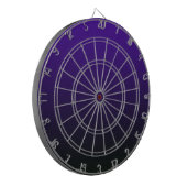 Donker Paarse tot Zwart Dartboard Dartbord (Voorkant Links)