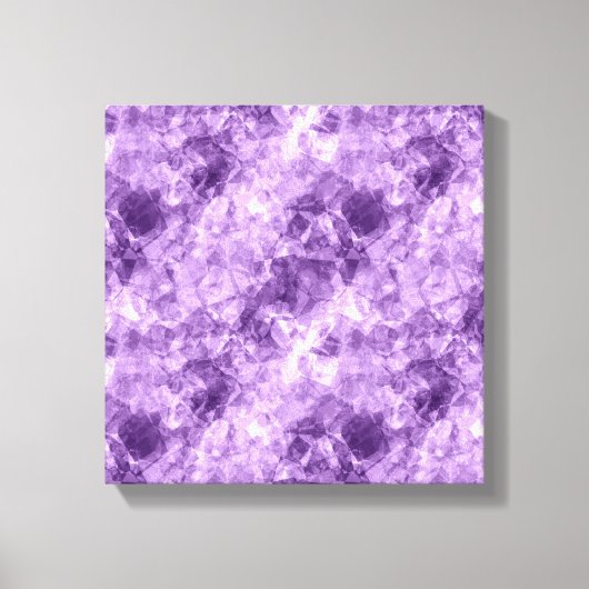 Donker Paarse Verkreukelde Textuur Canvas Afdruk (Voorkant)